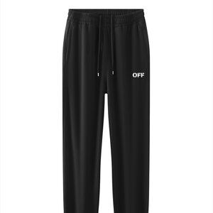 Off-White striped wave print Black Pants